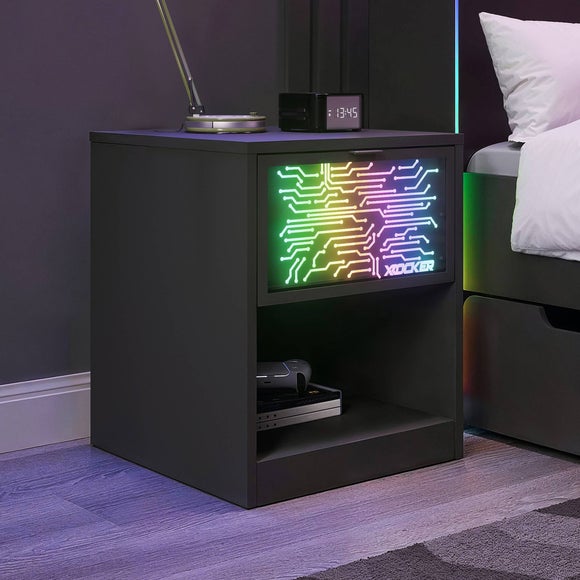X Rocker NeoNite Circuit Edition LED Bedside Table