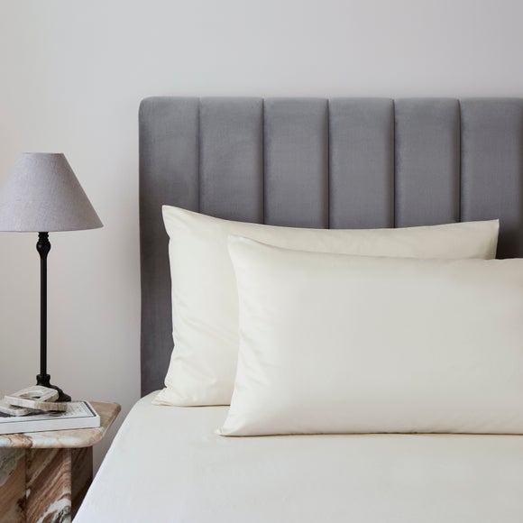 Hotel 400 Thread Count 100 Cotton Sateen Pillowcase Pair