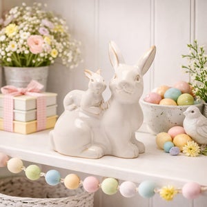 Eggstraordinary Gift Co. Bunny And Baby Ornament