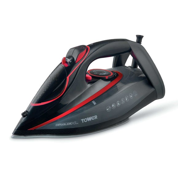 Tower 3100W Steam Iron with XL Soleplate
