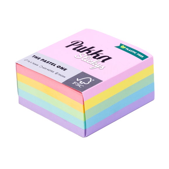Pukka Pad Pastel Square Sticky Notes