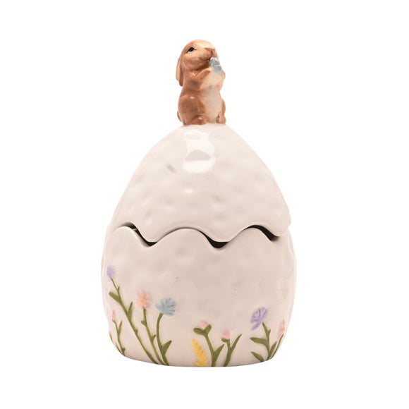 View Eggstraordinary Gift Co. Bunny On Egg Trinket Box View Eggstraordinary Gift Co. Bunny On Egg Trinket Box