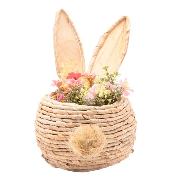 Click to view product details and reviews for Eggstraordinary Gift Co Easter Faux Flower Decoration With Bunny Ears.