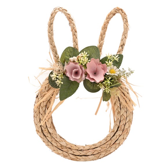 Click to view product details and reviews for Eggstraordinary Gift Co Bunny Ears Easter Wreath.