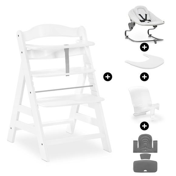 Hauck AlphaPlus Premium Highchair Bundle