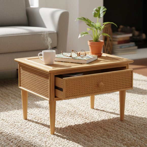 Desser Chester Rattan Coffee Table