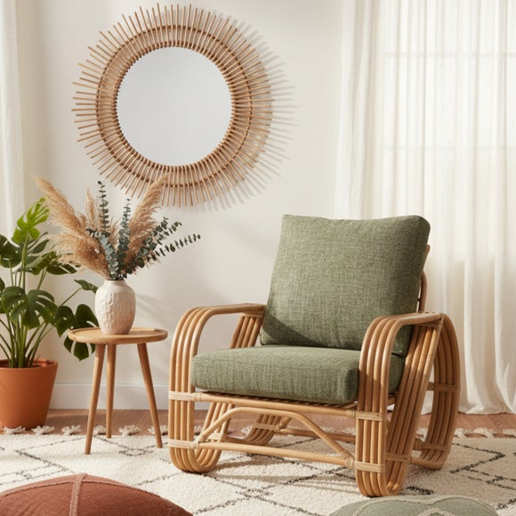 Desser Pretzel Rattan Armchair
