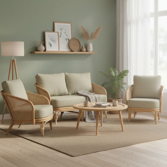 Desser Royal Rattan 2 Seater Sofa & 2 Chairs Set