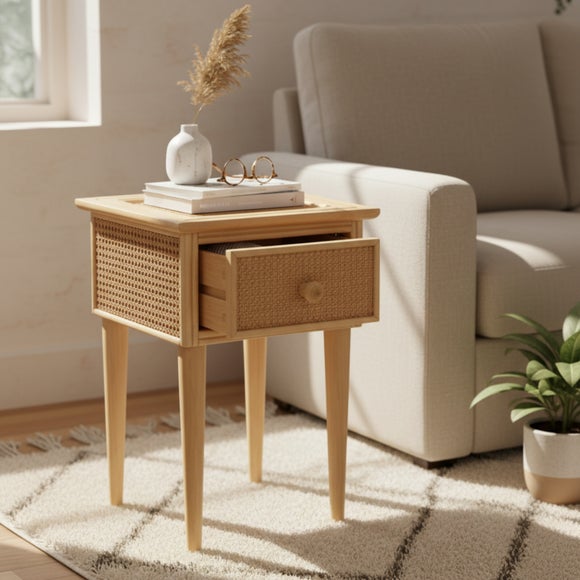 Desser Chester Rattan Side Table