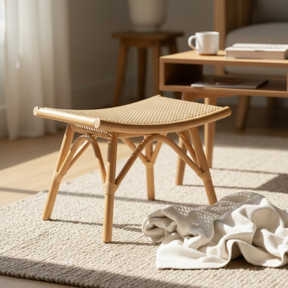 Desser Chester Rattan Footstool