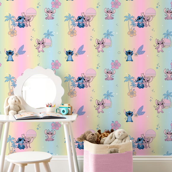 Disney Stitch Ombre Wallpaper