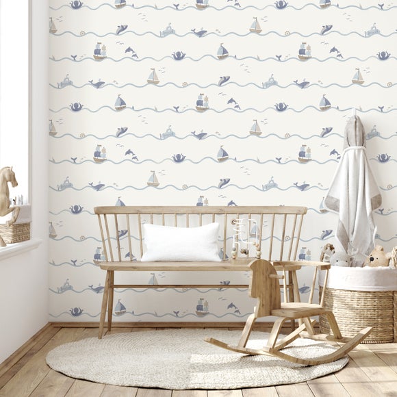 Boats And Sea Creatures Wallpaper
