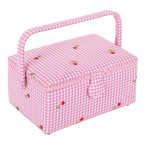 View Hobby Gift Cherries Sewing Box View Hobby Gift Cherries Sewing Box
