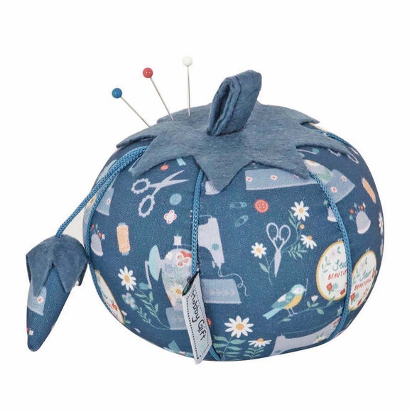 View Hobby Gift Sewing Machine Print Pin Cushion View Hobby Gift Sewing Machine Print Pin Cushion