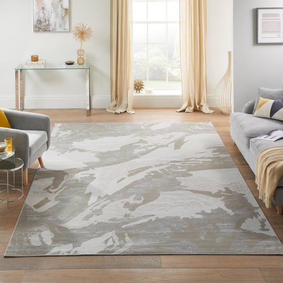 Concept Looms Skyline Abstract Velvet Rug