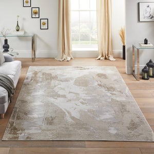Concept Looms Skyline Abstract Velvet Rug