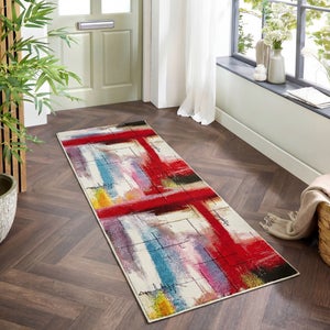 Concept Looms Art Modern Abstract Runner
