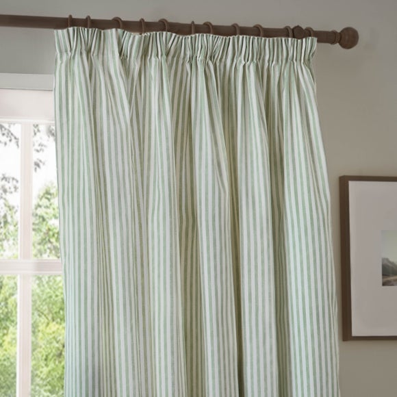 View Yard Hebden Striped Pencil Pleat Curtains -blackout Available- View Yard Hebden Striped Pencil Pleat Curtains -blackout Available-