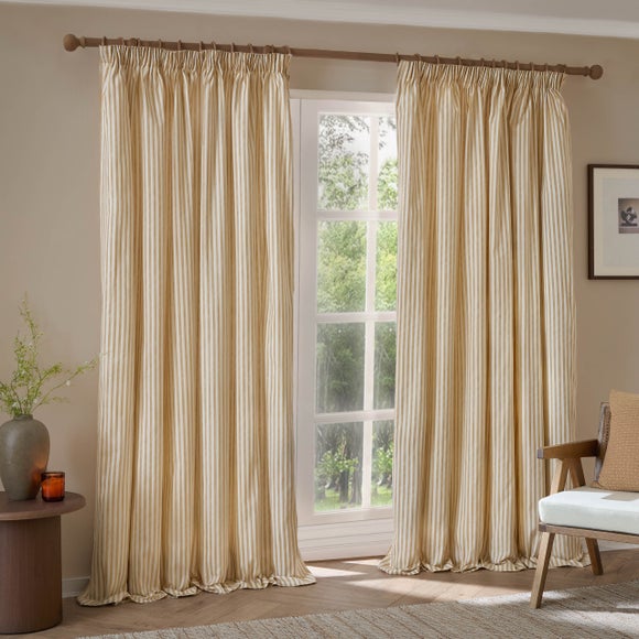 Click to view product details and reviews for Yard Hebden Striped Pencil Pleat Curtains. Click to view product details and reviews for Yard Hebden Striped Pencil Pleat Curtains.