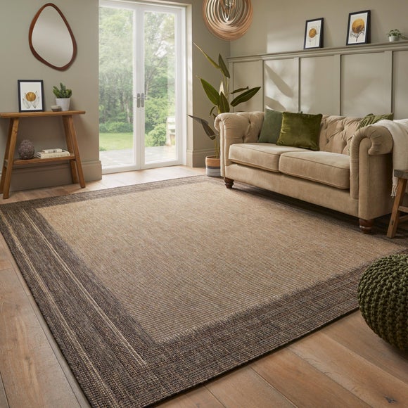 Concept Looms Sumac Indoor Outdoor Border Rug