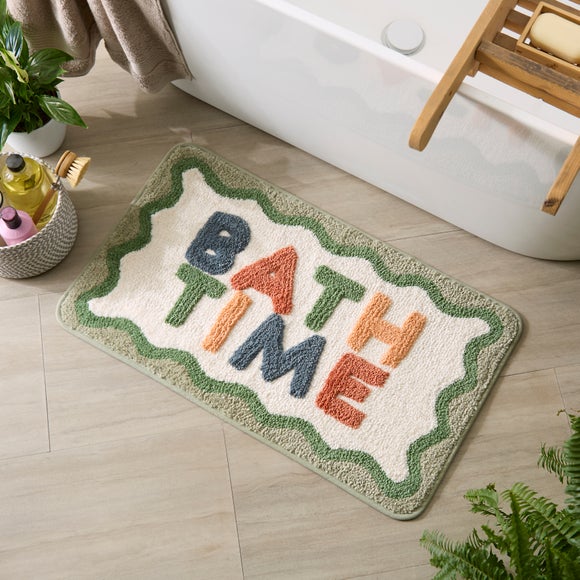 Bath Time Cotton Bath Mat