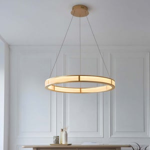 Vogue Flores Ribbed Adjustable Led Pendant Light