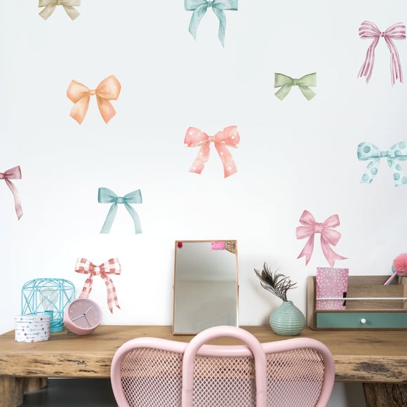 View Multicoloured Bow Medium Wall Stickers View Multicoloured Bow Medium Wall Stickers