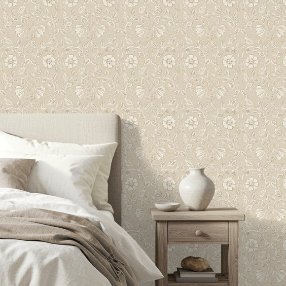 Edith Block Print Wallpaper