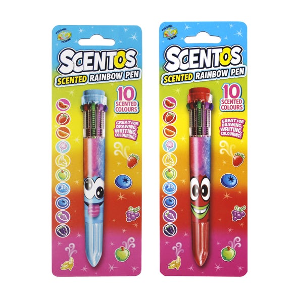 Scentos 10-in-1 Fruit Scented Colouring Pen