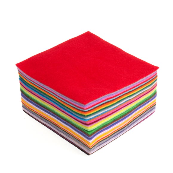 Trimits Pack of 42 Assorted Felt Acrylic Pieces