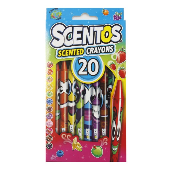 Scentos Set of 20 Scented Crayons