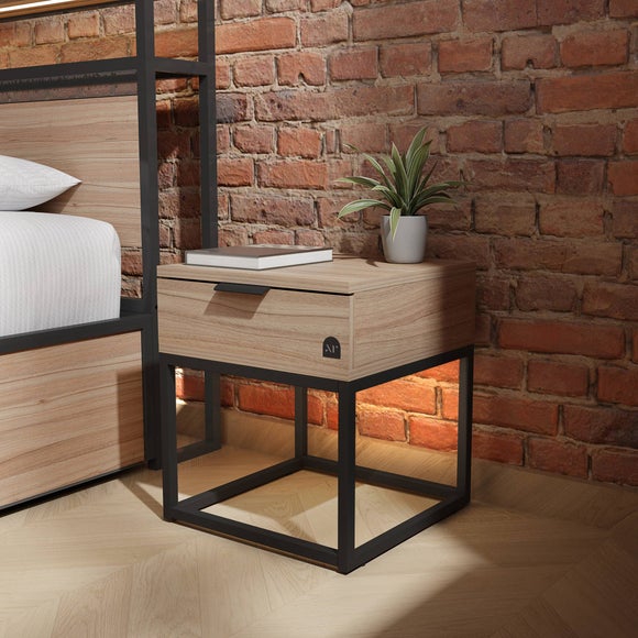 X Rocker Denver Bedside Table with App Controlled LED Lights