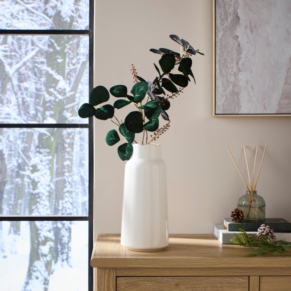 View Artificial Green Velvet Seeded Eucalyptus Spray View Artificial Green Velvet Seeded Eucalyptus Spray