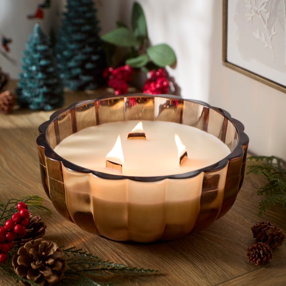 Gingerbread Multi Woodwick Candle