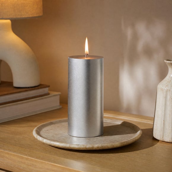 Unscented Pillar Candle