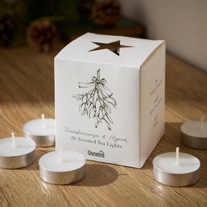 Pack Of 28 Frankincense Scented Tealights