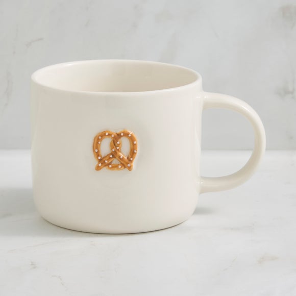 Pretzel 3D Stoneware Mug