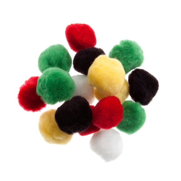 Trimits Pack of 20 Assorted Pom Poms