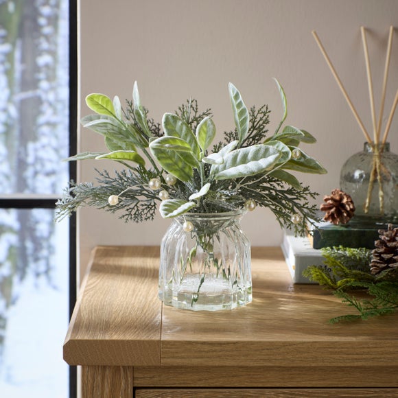 Artificial Beaded Floral Arrangement