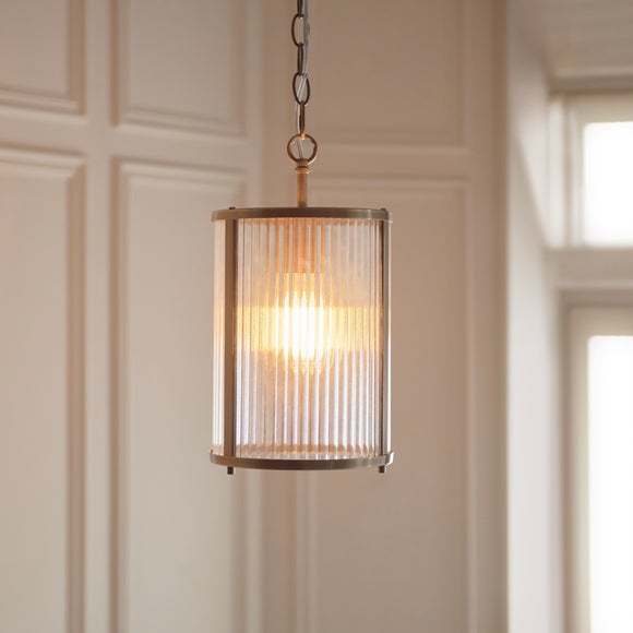 View Vogue Hadley Ribbed Adjustable Pendant Light View Vogue Hadley Ribbed Adjustable Pendant Light