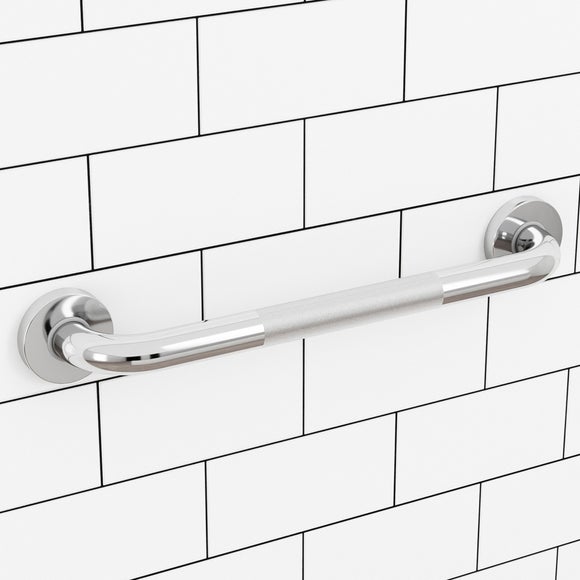 Evekare Stainless Steel 45cm Knurled Grab Rail