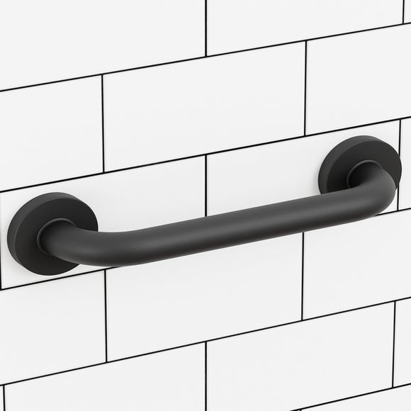 Evekare Black 30cm Comfort Grip Grab Rail