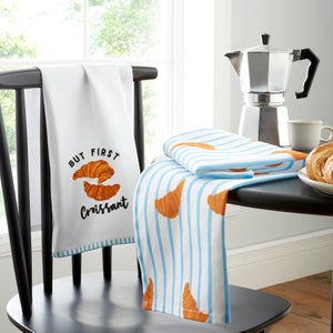 Set Of 2 Croissant Tea Towels