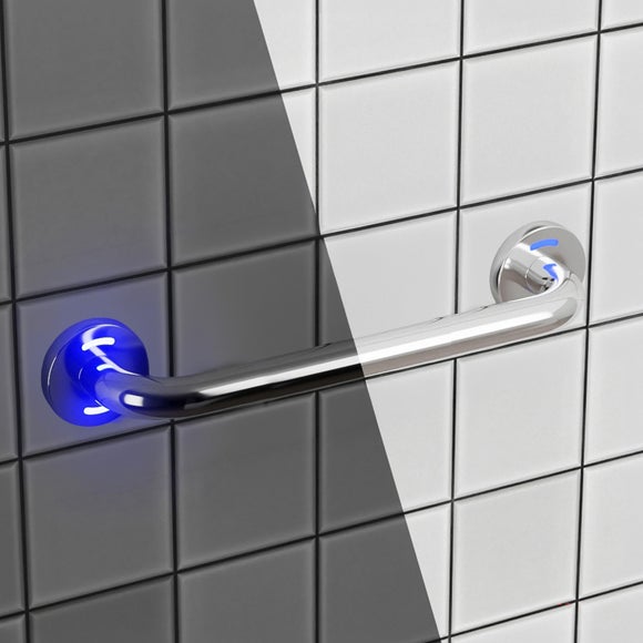 Click to view product details and reviews for Evekare Stainless Steel 45cm Classic Led Grab Rail.
