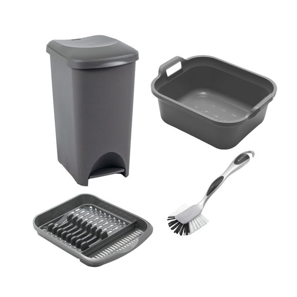 Addis 4 Piece Kitchen Bin Set