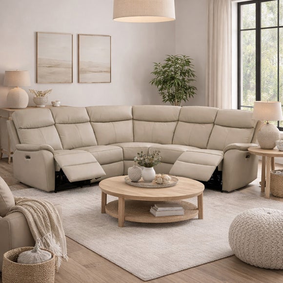 Click to view product details and reviews for Aspire Kingsmere Leather Power Recliner 5 Seater Corner Sofa.