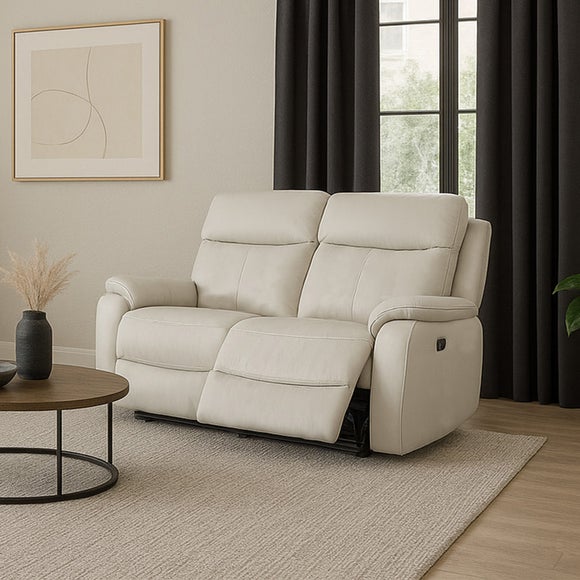 View Aspire Kingsmere Leather Power Recliner 2 Seater Sofa View Aspire Kingsmere Leather Power Recliner 2 Seater Sofa