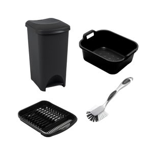 Addis 4 Piece Kitchen Bin Set