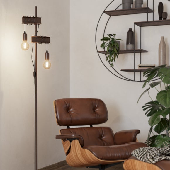 EGLO Townshend 2 Light Floor Lamp