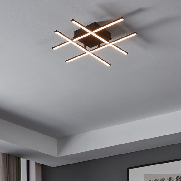 EGLO Lasana 4 Light LED Flush Ceiling Light